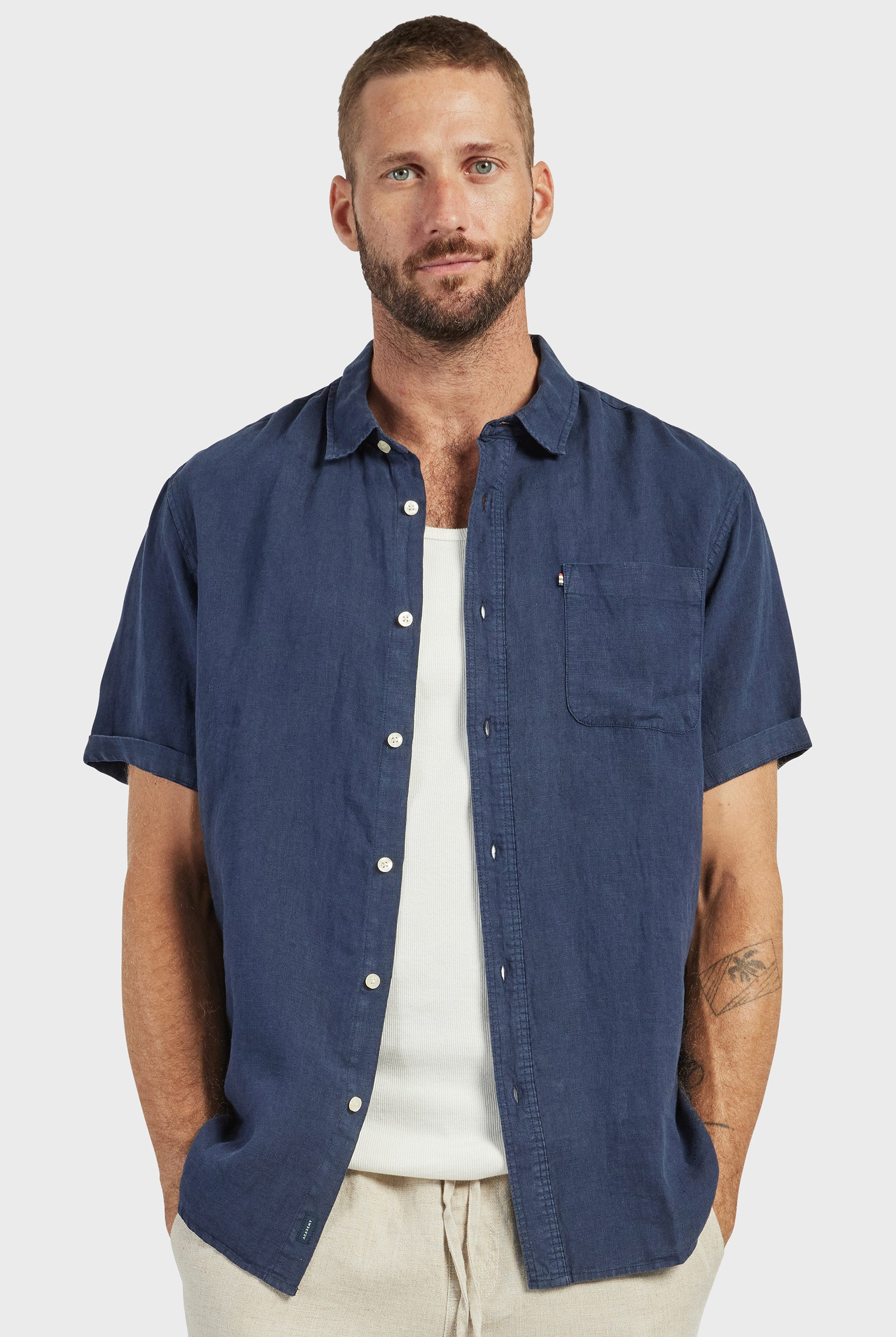 Hampton Linen S/S Shirt