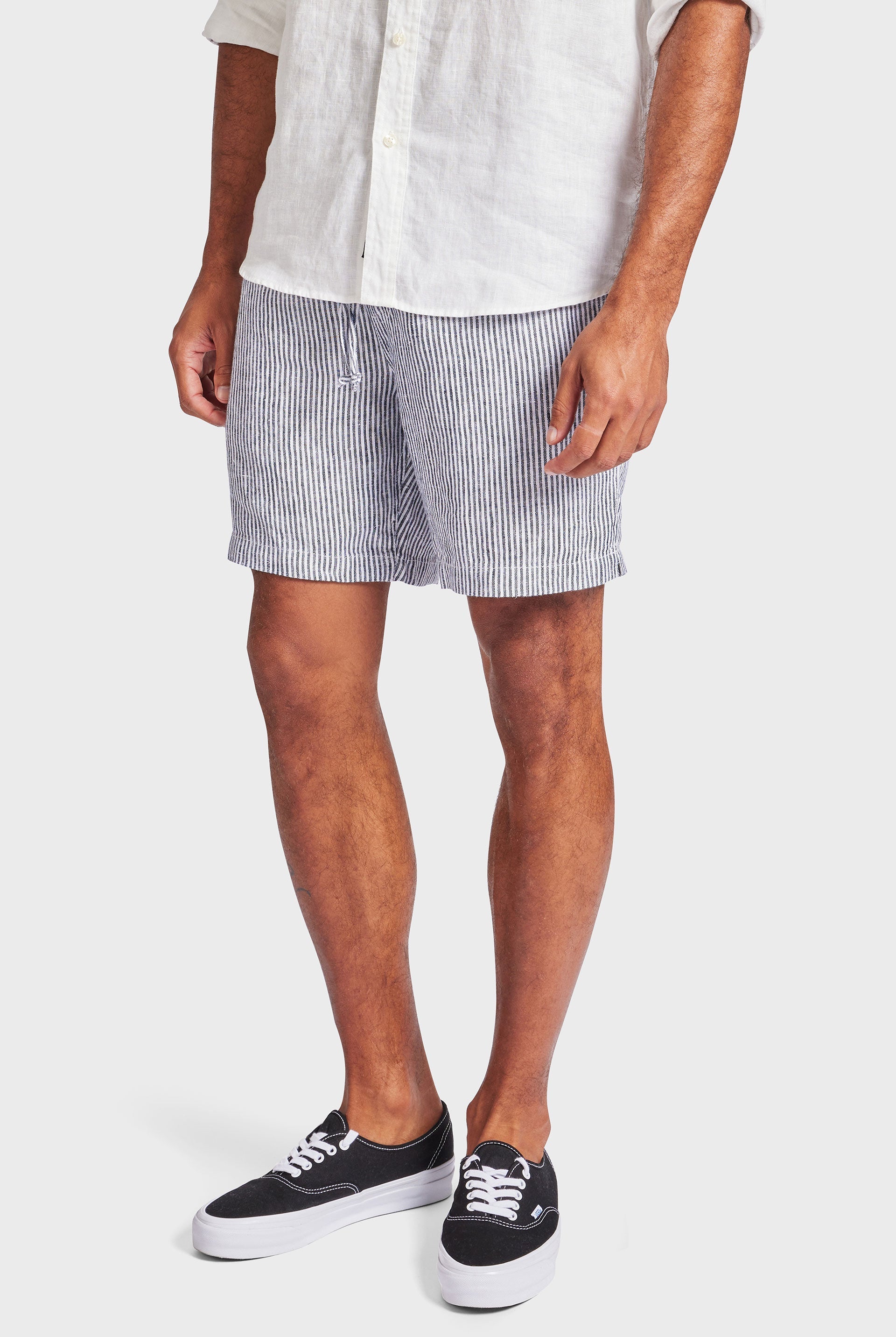 Stripe Riviera Linen Short